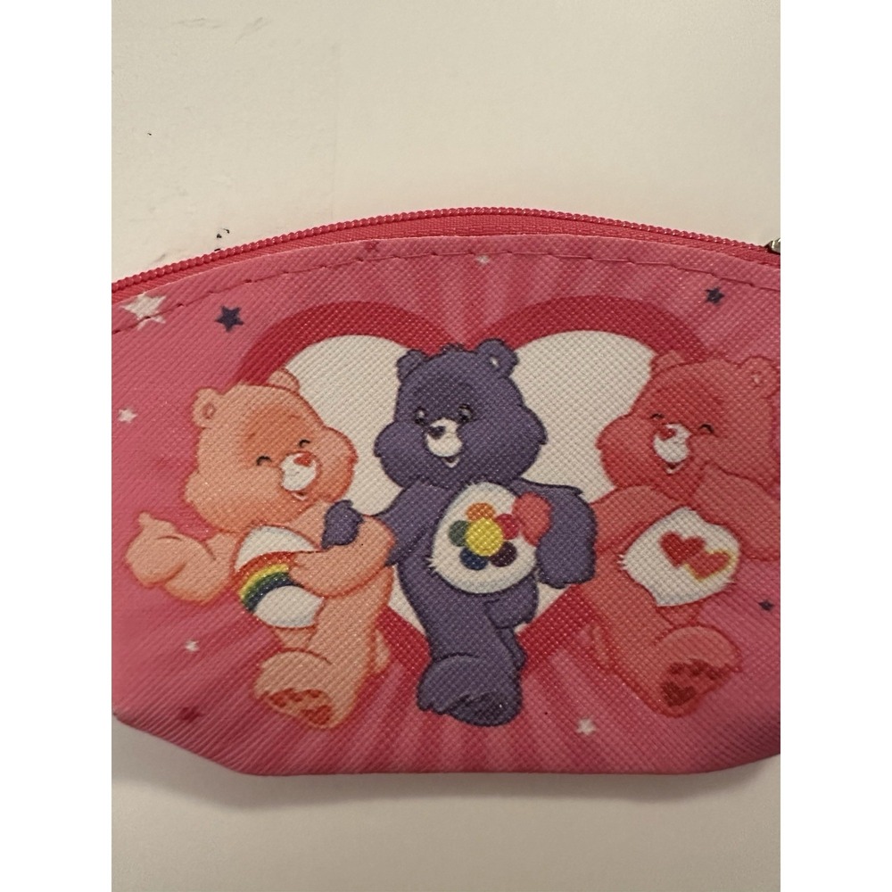 Care Bears Pink Irridescent  Travel Jewelry Storage Box-💕